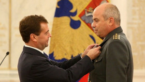 Президентът на Русия ДМедведев награди комисар Валентин Ангелов