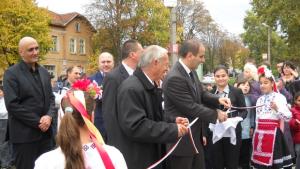 Система за видеонаблюдение откри министър Цветанов в село Баница