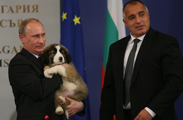 Борисов подари на Путин кученце