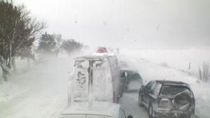 Движението по пътя ВарнаДобрич само с вериги