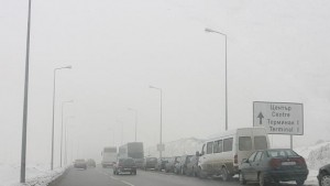 Верижна катастрофа затвори част от бул Брюксел в столицата