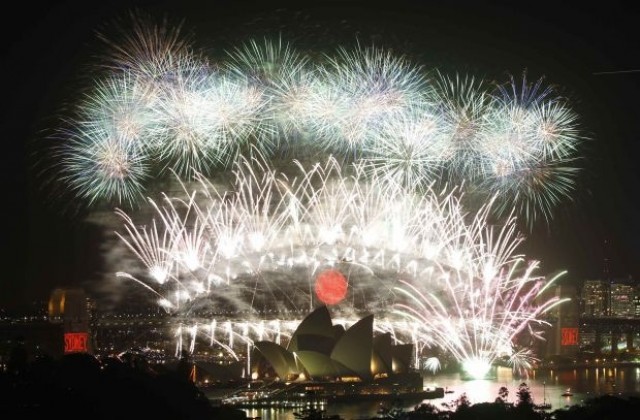 Океания и Австралия посрещнаха новата година