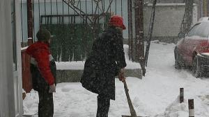 20 тона пясък са разпръснати от сутринта в Горна Оряховица