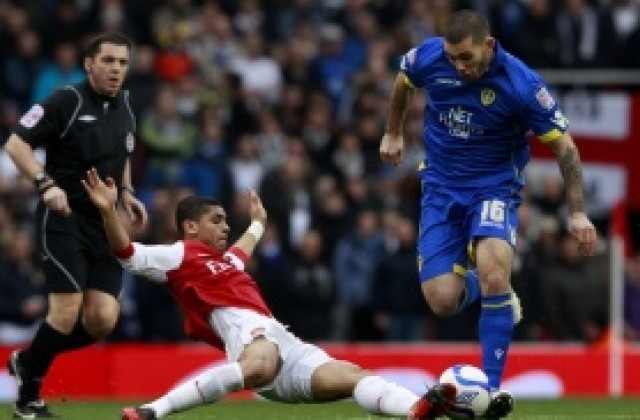 Арсенал и Лийдс ще преиграват за ФА Къп