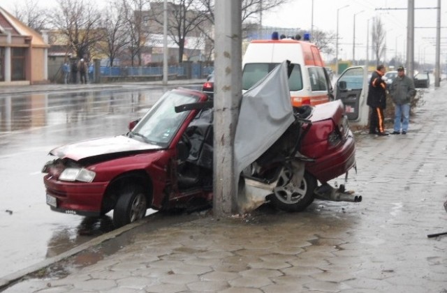 По-малко катастрофи в Сливенско, но повече убити на пътя