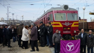 500 железничари от Плевенско излязоха на протест