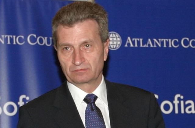 Йотингер: Проектът за строителството на АЕЦ „Белене трябва да бъде преразгледан