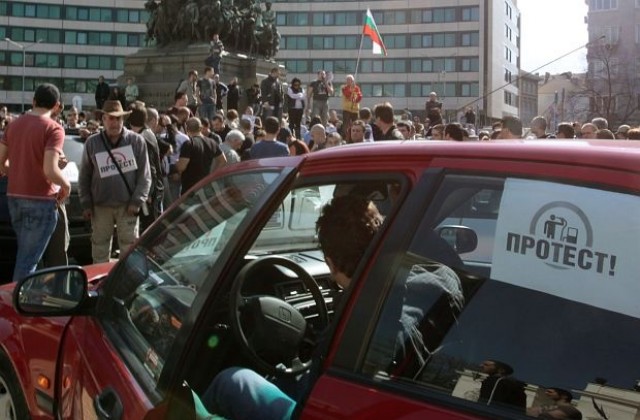 Нов протест срещу цените на горивата