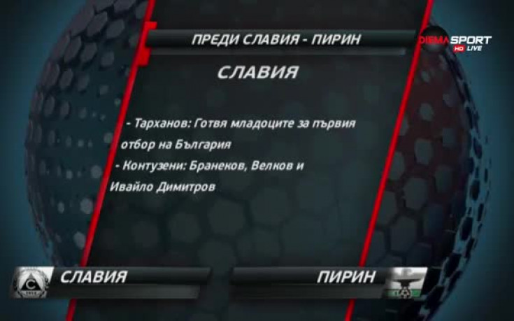 Битка в средата на класирането: Славия – Пирин