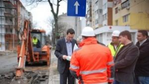 Започна ремонта на ул Цар Калоян