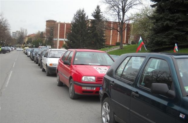 Шуменци отново излязоха на протест срещу цените на горивата