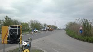 Задръстване блокира южния изход на Бургас