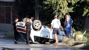 Прекатурената българска кола