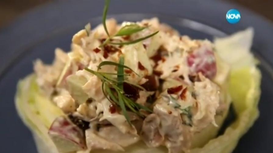 Направете вкусна салата с остатъците от вечерята снощи