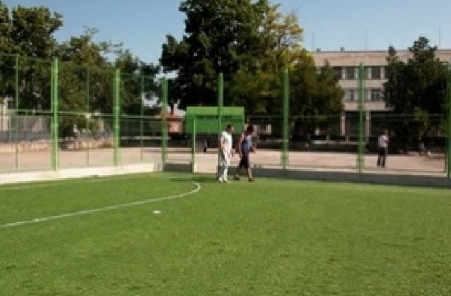 Нова спортна площадка в село Млекарево