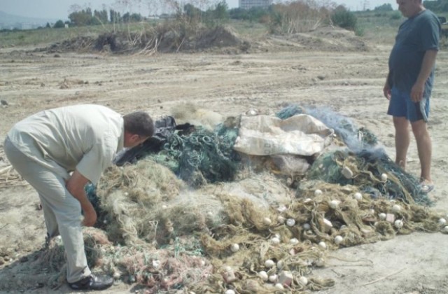 Изгориха над 7000 метра бракониерски мрежи