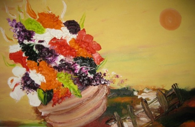 Изложба на нетрадиционна живопис в библиотеката