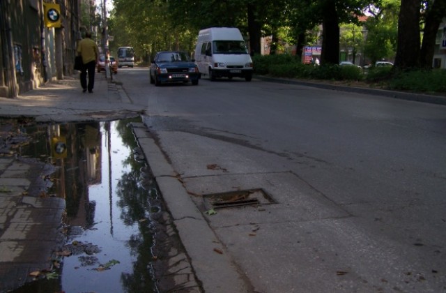 Рязане на дървета затруднява движението по булевард „Руски”