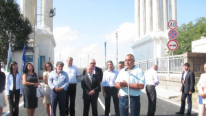 Премиерът Б Борисов откри рехабилитирания Дунав мост и обновения площад