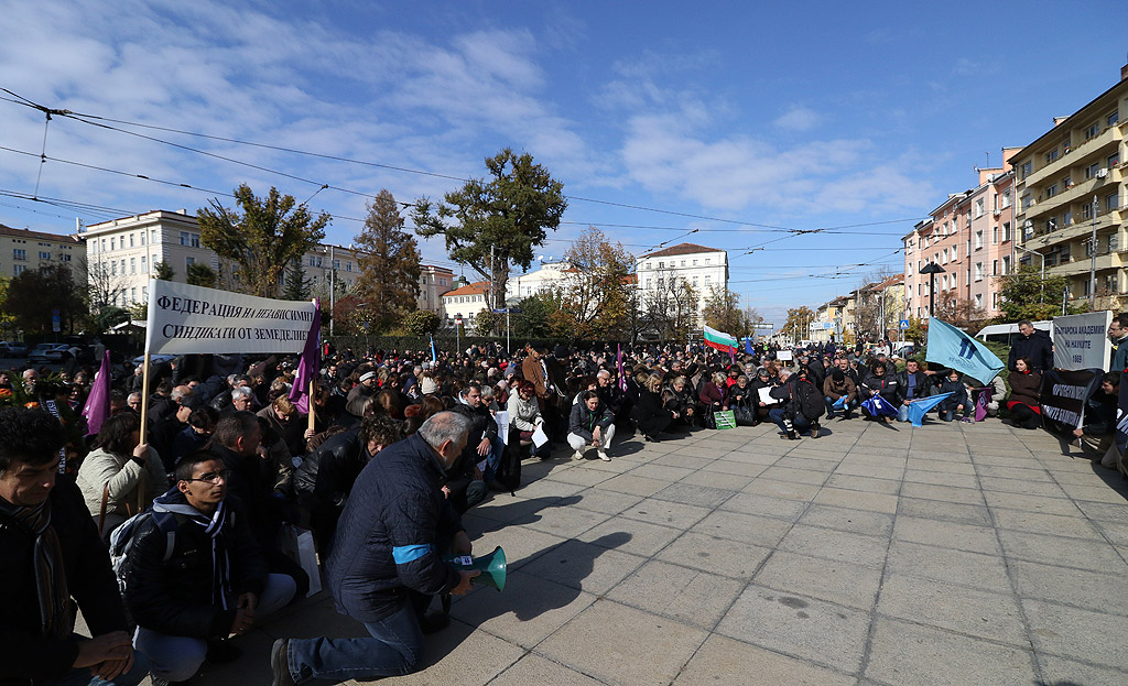 В Деня на народните будители над 4000 хиляди учени от Българската академия на науките и от Селскостопанската академия излязоха на протестно шествие в столицата. Протестът бе под надслов: "Искаме ли да имаме наука в България".