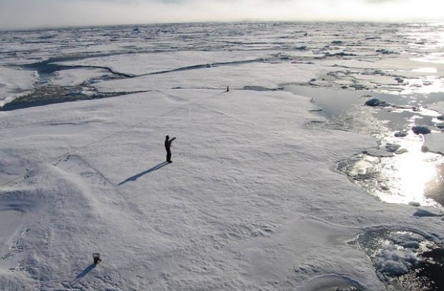 Рекордно топене на арктическите ледове