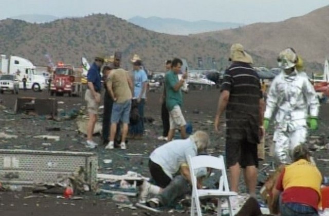 Трима загинали и десетки ранени на авиошоу в Невада