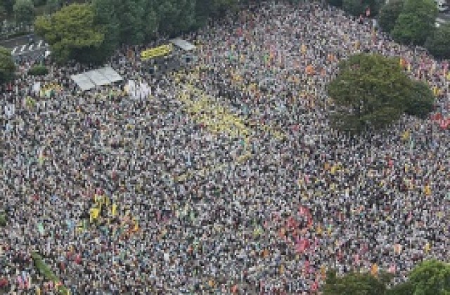 Протест в Япония срещу атомната енергетика