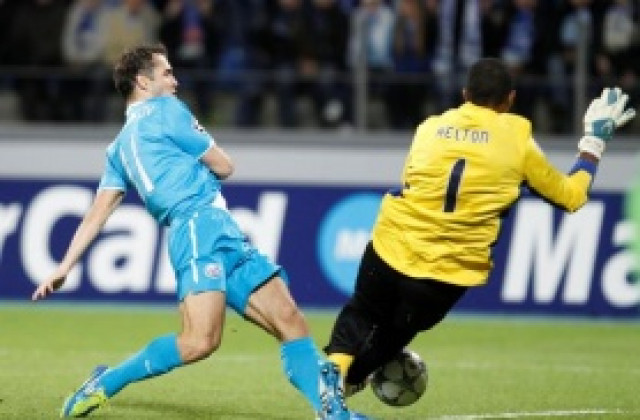 ВИДЕО: Зенит нямаше проблеми срещу десет от Порто