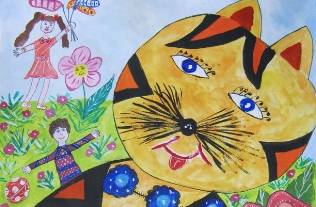 Откриване на Общинската изложба- конкурс за детска рисунка „Хуморът в нашите мечти