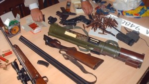 Бандитски арсенал в Меден рудник