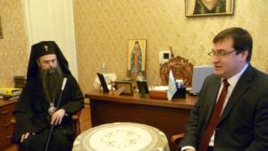 Славчо Атанасов получи благословията на пловдивския митрополит Николай