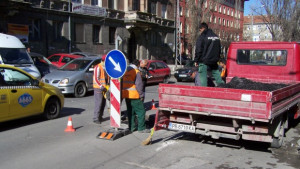 Строителни дейности затрудняват движението в Пловдив
