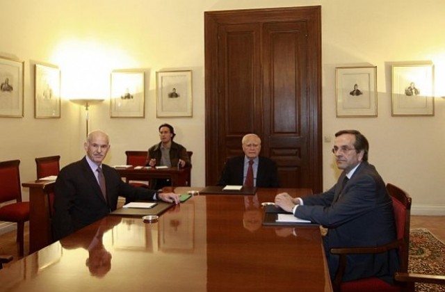 В Гърция се споразумяха за коалиционно правителство без Папандреу