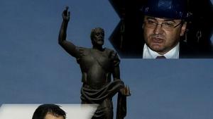 Демонтираха паметника на Филип Македонски