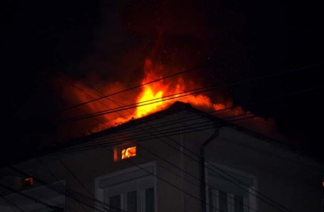 Голям пожар в Разград
