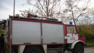 В Завет пожар от камина