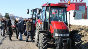 Край Търговище протестират зърнопроизводители от региона