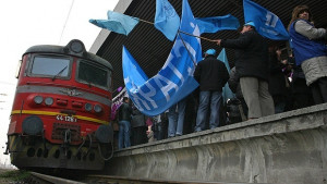 Влакът за Русе не тръгна заради стачката
