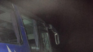 Автобус почти нагази в морето на Златните