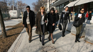 В началото на пролетта ще е готова пешеходната зона от