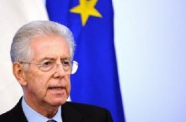 Правителството в Италия прие план за икономии, Монти се отказа от заплатата си