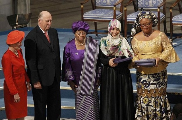Три жени получиха Нобеловата награда за мир