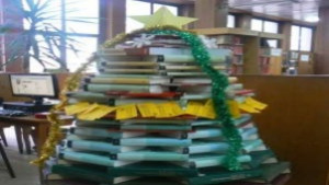 Елха от книги грейна в библиотеката