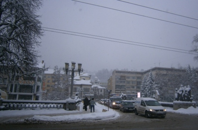 Снеговалеж в Габровска област