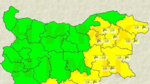 Код жълто във Варна заради валежи