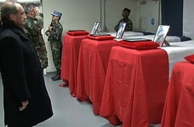 С военни почести изпратиха телата на четиримата военни, убити в Афганистан