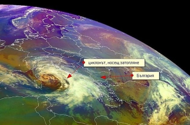 Започва затопляне, утре валежи от сняг, в събота дъжд и сняг, другата седмица отново застудяване