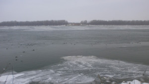 Дунав продължава да замръзва