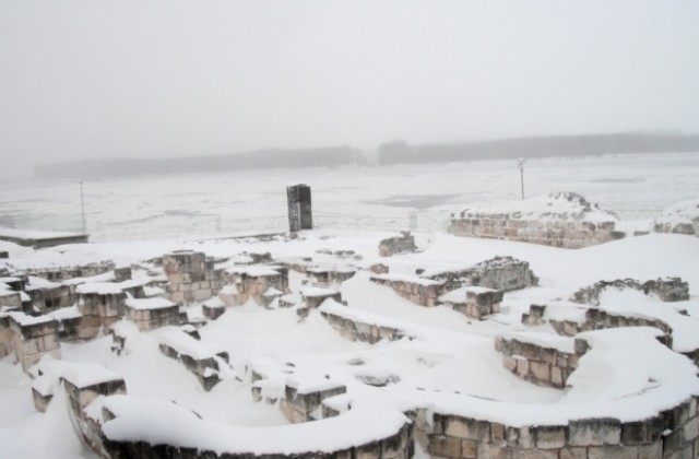 90 на сто е ледоходът край Силистра