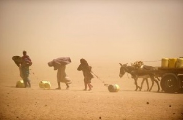 Силна пясъчна буря връхлетя Западна Африка